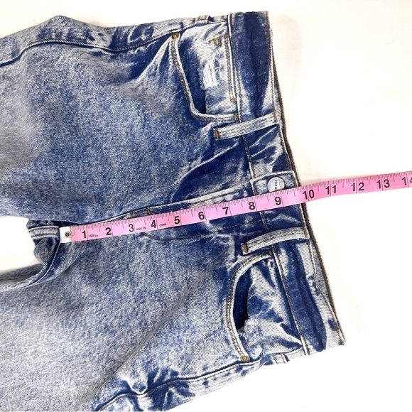 Frame Denim Le High Straight jeans high waist acid wash stretch 24 - Picture 14 of 16